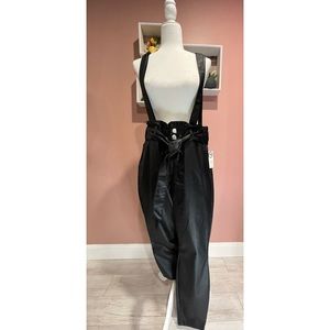 NWT | FTF | Plus Coatd PPRBay Overall Black With Straps